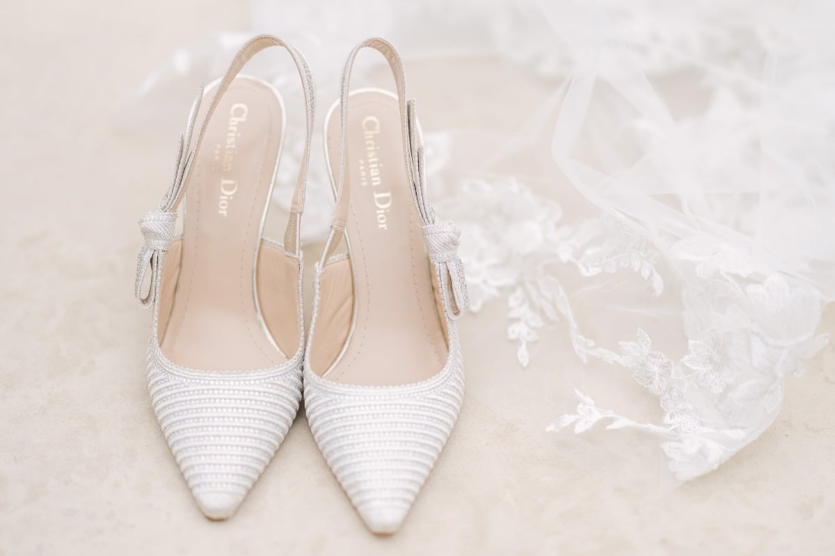 Dior wedding high heels